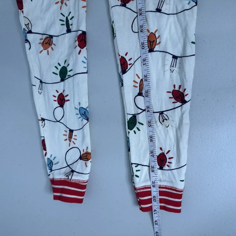 Little Blue House Christmas Pajamas Kids Size 6 Merry and Bright‎ Bum Lights